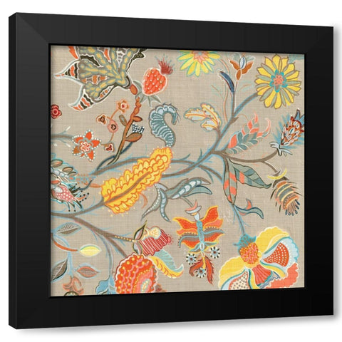 Folklore II Black Modern Wood Framed Art Print by Woods, Maya