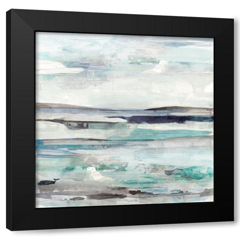 Rain Delays I Black Modern Wood Framed Art Print with Double Matting by Woods, Maya
