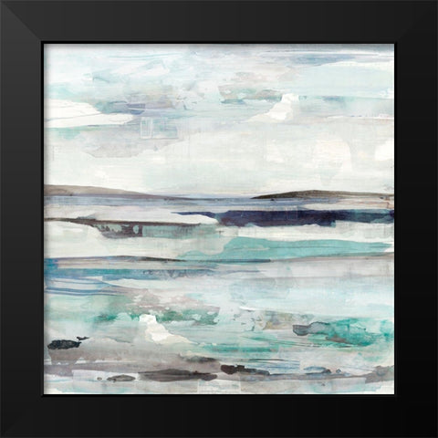 Rain Delays I Black Modern Wood Framed Art Print by Woods, Maya