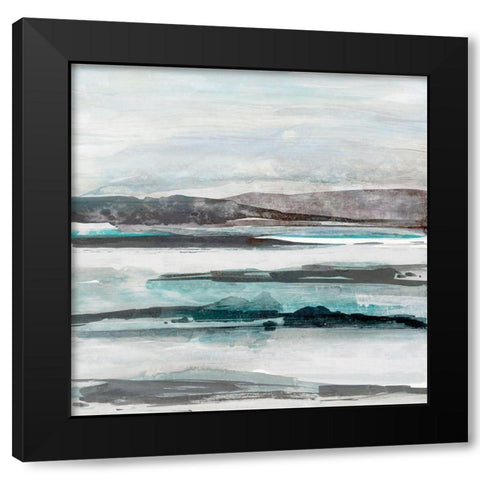 Rain Delays IIÂ  Black Modern Wood Framed Art Print by Woods, Maya