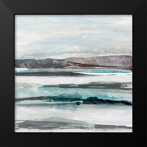 Rain Delays IIÂ  Black Modern Wood Framed Art Print by Woods, Maya
