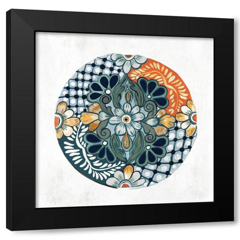 Encompass Beauty I Black Modern Wood Framed Art Print with Double Matting by Woods, Maya