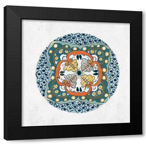 Encompass Beauty II Black Modern Wood Framed Art Print with Double Matting by Woods, Maya