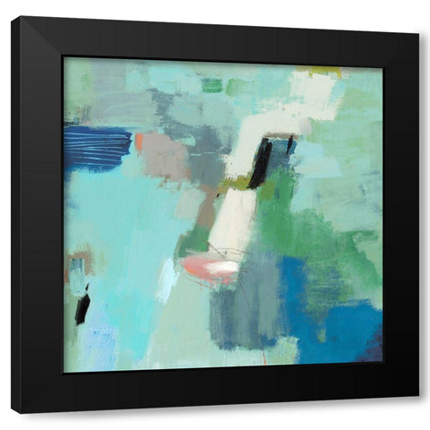 Cerulean I  Black Modern Wood Framed Art Print by Woods, Maya