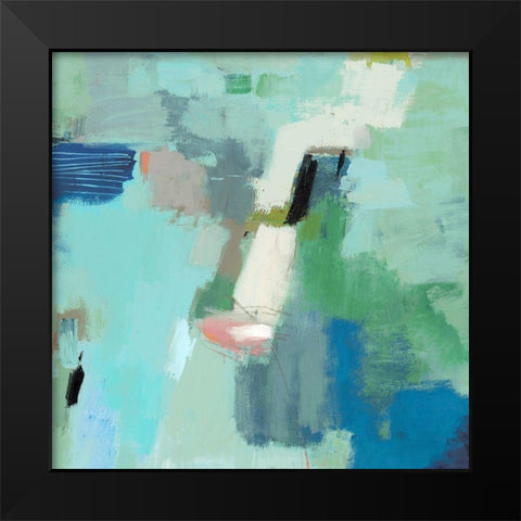 Cerulean I  Black Modern Wood Framed Art Print by Woods, Maya