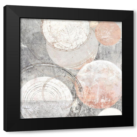 Over the Moon II  Black Modern Wood Framed Art Print with Double Matting by Woods, Maya