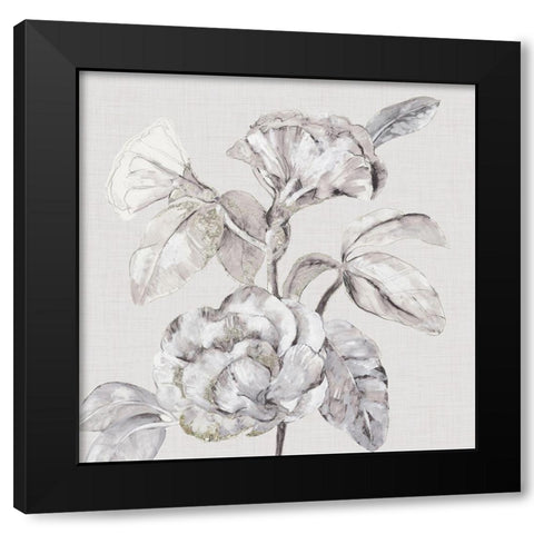 Collaborate II  Black Modern Wood Framed Art Print by Woods, Maya
