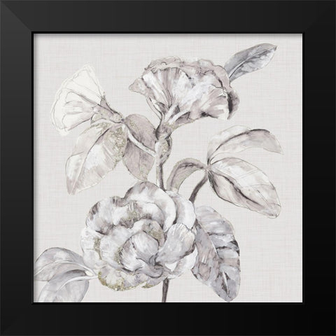 Collaborate II  Black Modern Wood Framed Art Print by Woods, Maya