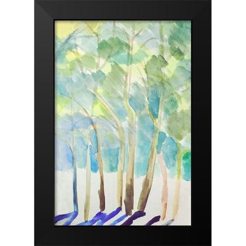 Majestic Woodland II Black Modern Wood Framed Art Print by Woods, Maya