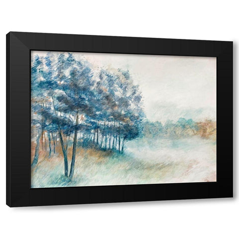 Whiff of Forest Scent Black Modern Wood Framed Art Print by Woods, Maya