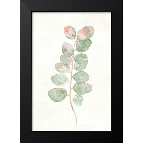 Florida Leaves II Black Modern Wood Framed Art Print by Woods, Maya