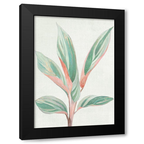 Ginger Plant I Black Modern Wood Framed Art Print with Double Matting by Woods, Maya