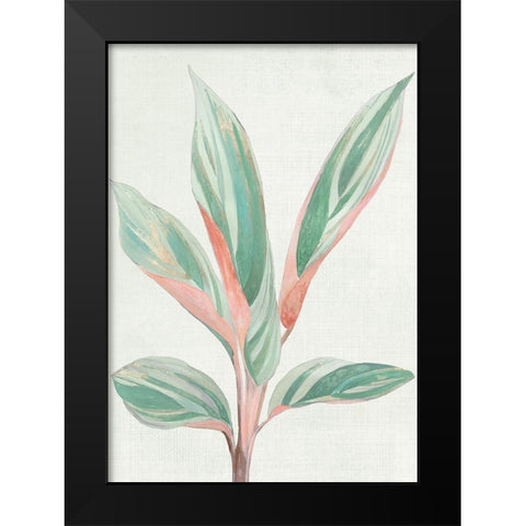 Ginger Plant I Black Modern Wood Framed Art Print by Woods, Maya