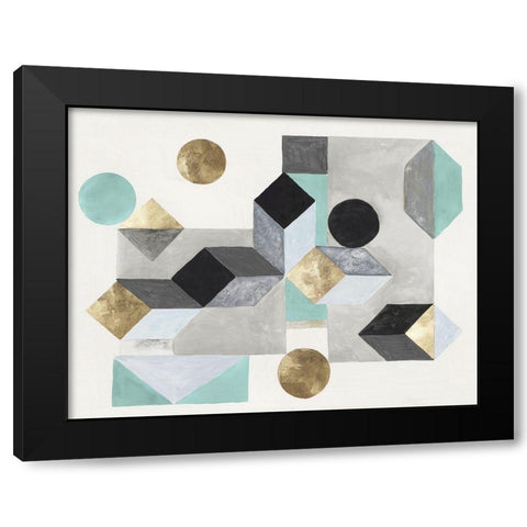 Our Own Paths II  Black Modern Wood Framed Art Print by Woods, Maya