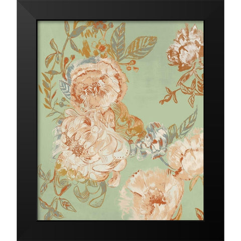 Garden Senses I  Black Modern Wood Framed Art Print by Woods, Maya