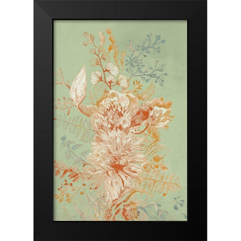 Garden Senses II Black Modern Wood Framed Art Print by Woods, Maya