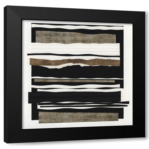 Time After Time II Black Modern Wood Framed Art Print by Woods, Maya