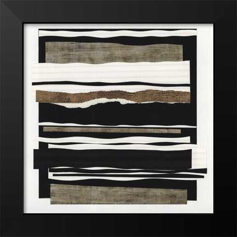 Time After Time II Black Modern Wood Framed Art Print by Woods, Maya