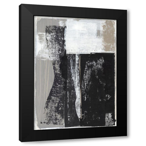 Chasing II Black Modern Wood Framed Art Print by Woods, Maya