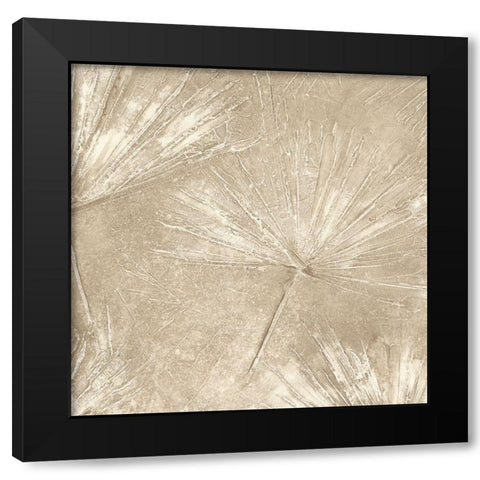 Golden Fall Leaves III Black Modern Wood Framed Art Print with Double Matting by Woods, Maya