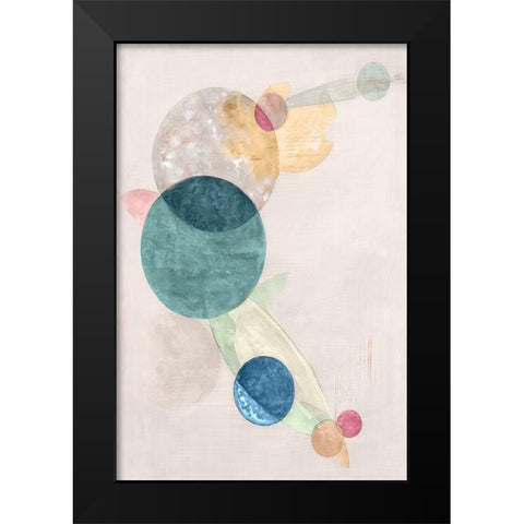 Nebula II  Black Modern Wood Framed Art Print by Woods, Maya