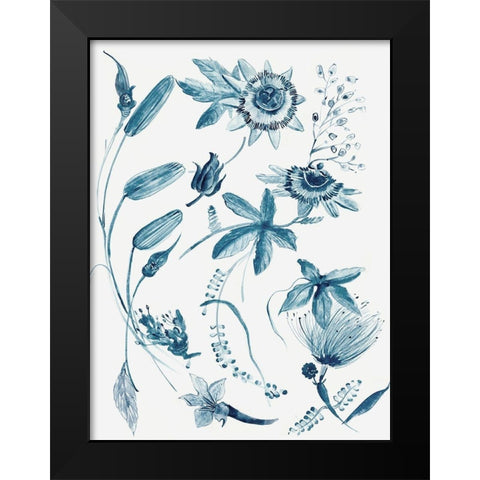 Jacobeen I  Black Modern Wood Framed Art Print by Woods, Maya