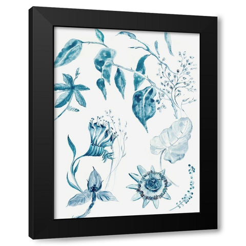 Jacobeen II Black Modern Wood Framed Art Print by Woods, Maya