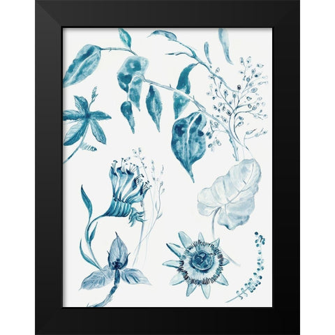 Jacobeen II Black Modern Wood Framed Art Print by Woods, Maya