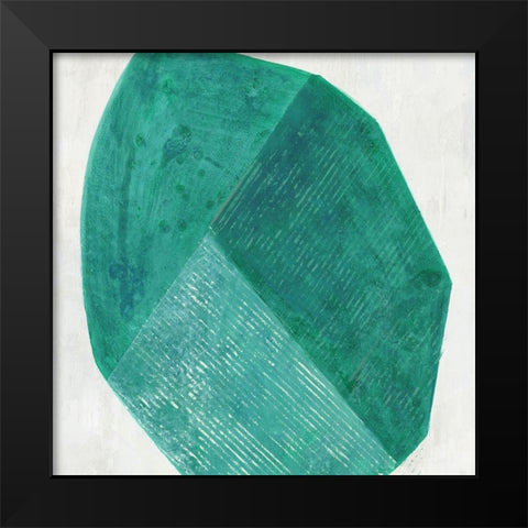 Reflecting Form II  Black Modern Wood Framed Art Print by Woods, Maya