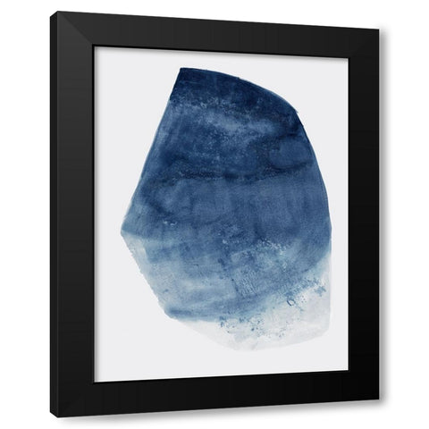 Luminous Blue II  Black Modern Wood Framed Art Print with Double Matting by Woods, Maya