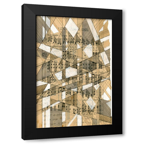I love our Pleasant School Black Modern Wood Framed Art Print by Galapon, Nikki