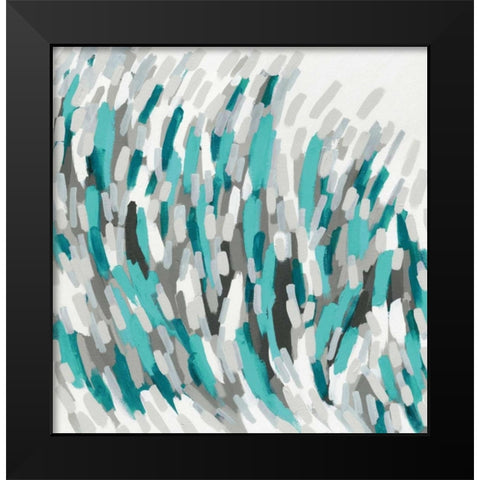 Forever Black Modern Wood Framed Art Print by Galapon, Nikki