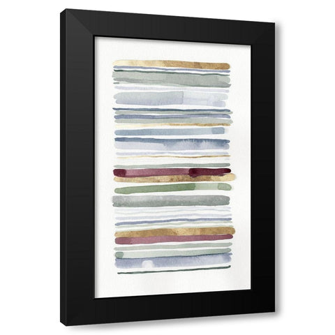 Night Draws I Black Modern Wood Framed Art Print with Double Matting by Galapon, Niki
