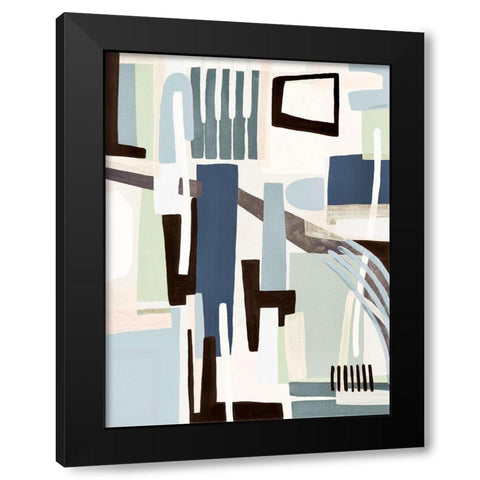 Song Of Harmony I Black Modern Wood Framed Art Print by Galapon, Nikki