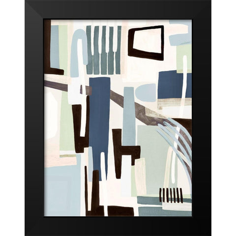 Song Of Harmony I Black Modern Wood Framed Art Print by Galapon, Nikki