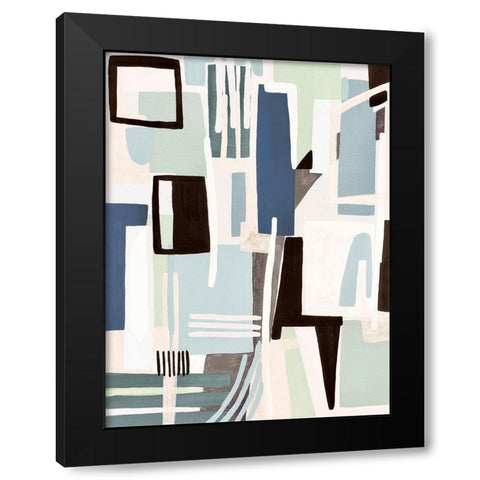 Song Of Harmony II  Black Modern Wood Framed Art Print with Double Matting by Galapon, Nikki