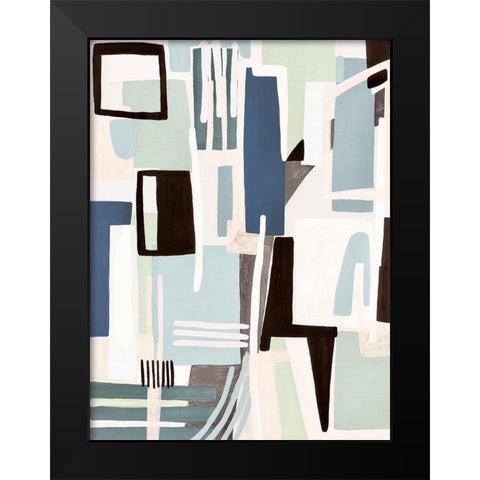 Song Of Harmony II  Black Modern Wood Framed Art Print by Galapon, Nikki