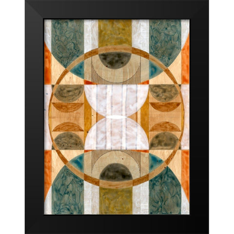 Geometric Dreams I  Black Modern Wood Framed Art Print by Galapon, Nikki