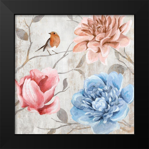 Blossoming Buds I Black Modern Wood Framed Art Print by Ciullini, Andrea