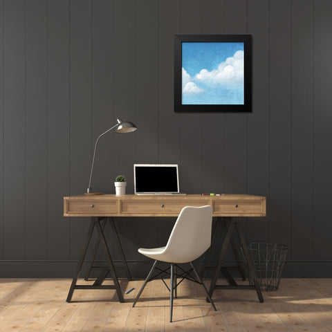 Cloudy II Black Modern Wood Framed Art Print by Ciullini, Andrea
