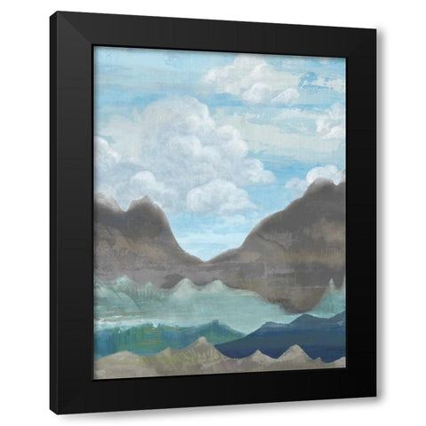 Cloudy Mountains II Black Modern Wood Framed Art Print by Ciullini, Andrea