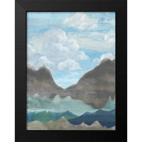 Cloudy Mountains II Black Modern Wood Framed Art Print by Ciullini, Andrea