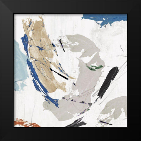 Brave New World I Black Modern Wood Framed Art Print by Nadjah
