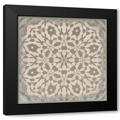Beige Kitchen Tiles II  Black Modern Wood Framed Art Print by Haase, Andrea