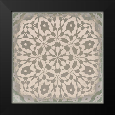 Beige Kitchen Tiles II  Black Modern Wood Framed Art Print by Haase, Andrea