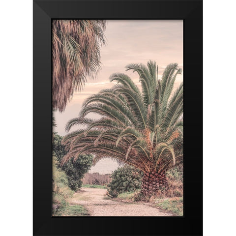 Portugal Travel Impression Pastel Sundown  Black Modern Wood Framed Art Print by Haase, Andrea