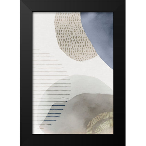 Modern Zen II Black Modern Wood Framed Art Print by Haase, Andrea