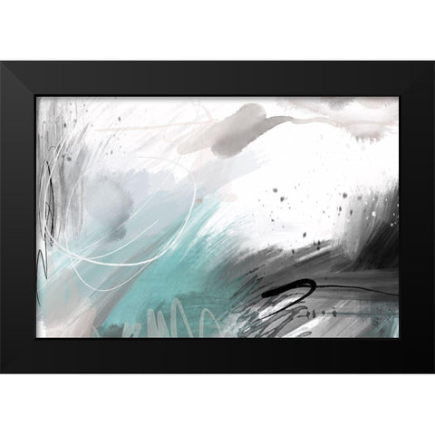 Delores Naskrent Black Modern Wood Framed Art Print by Jejune