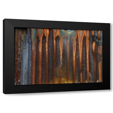 Metal I Black Modern Wood Framed Art Print by Stelfox, Norm