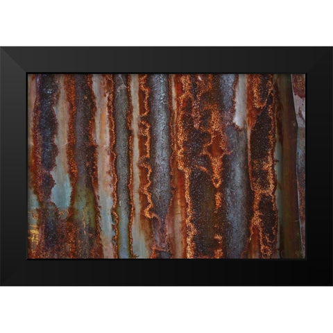 Metal III Black Modern Wood Framed Art Print by Stelfox, Norm